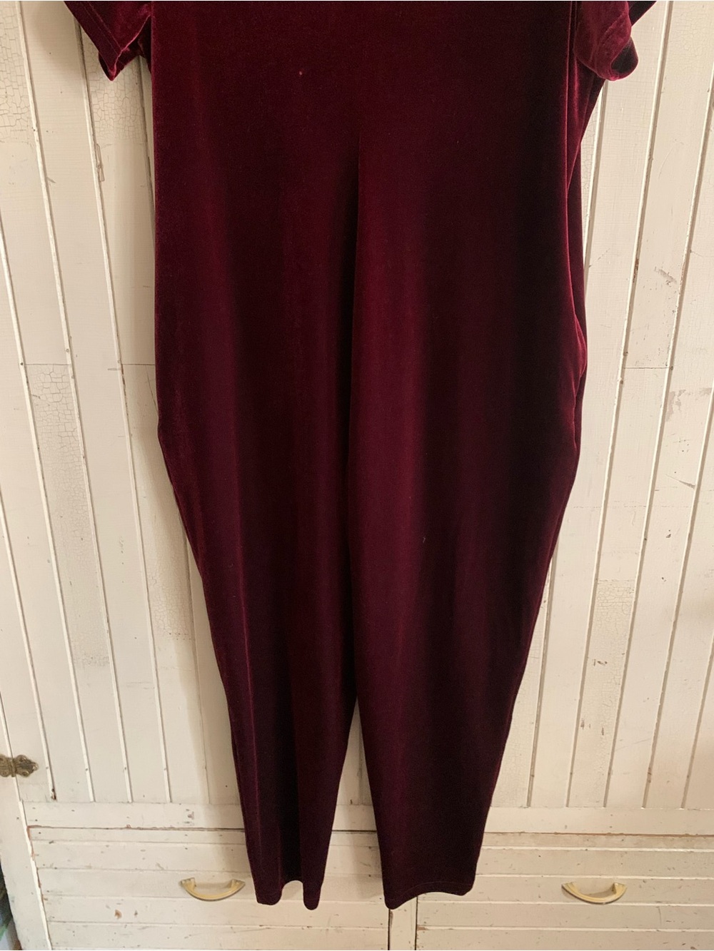 Smash & Tess Velvet Sunday Romper Merry Merlot Size XL - Picture 8 of 8
